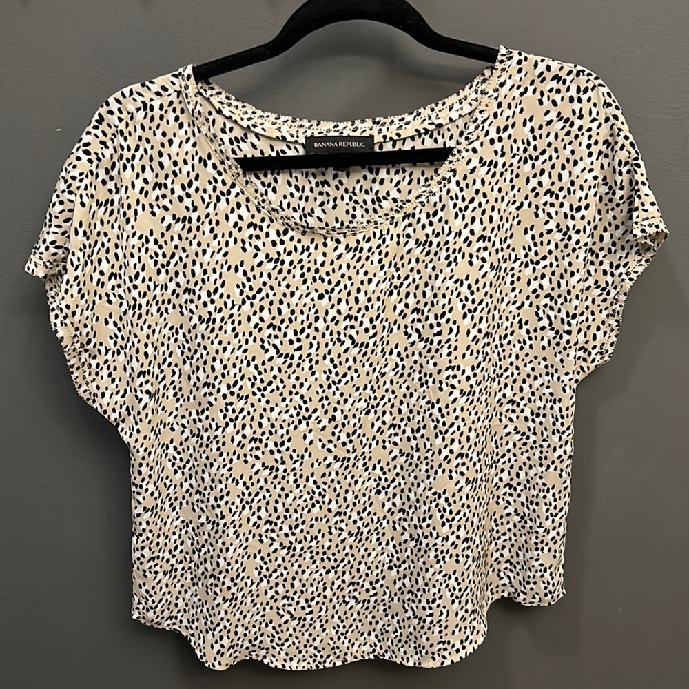 Cheetah print dress top